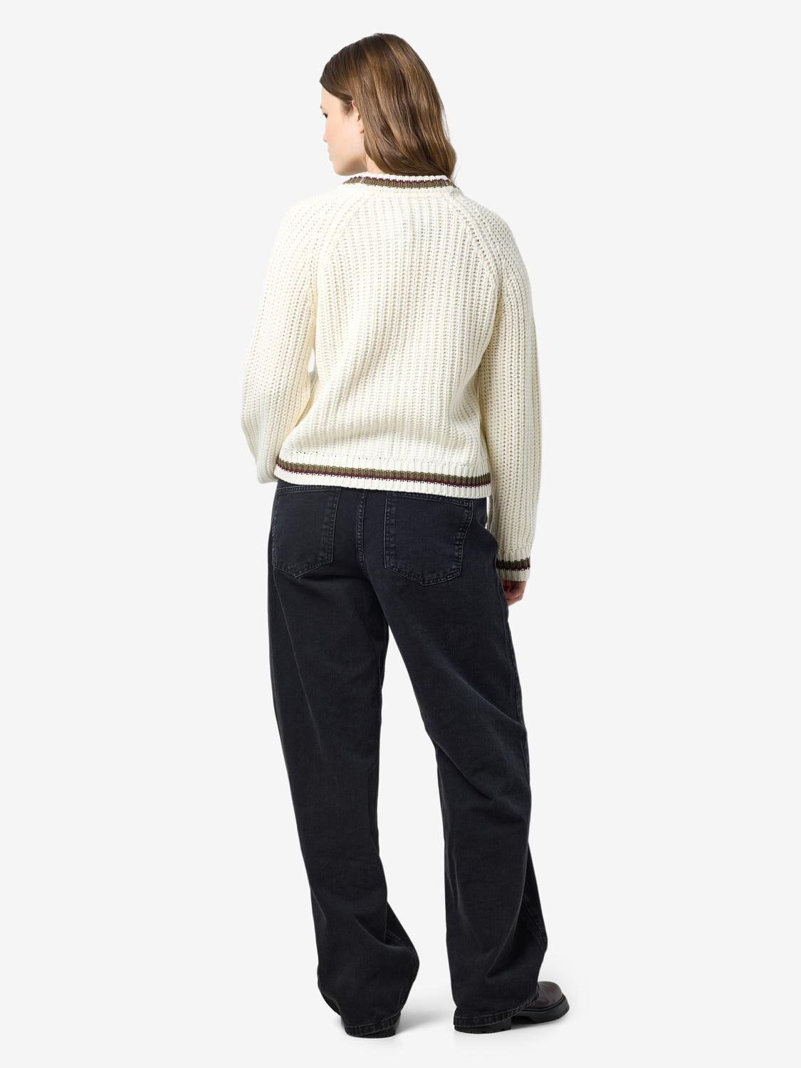 NMCHARLIE L/S VARSITY KNIT CARDIGAN