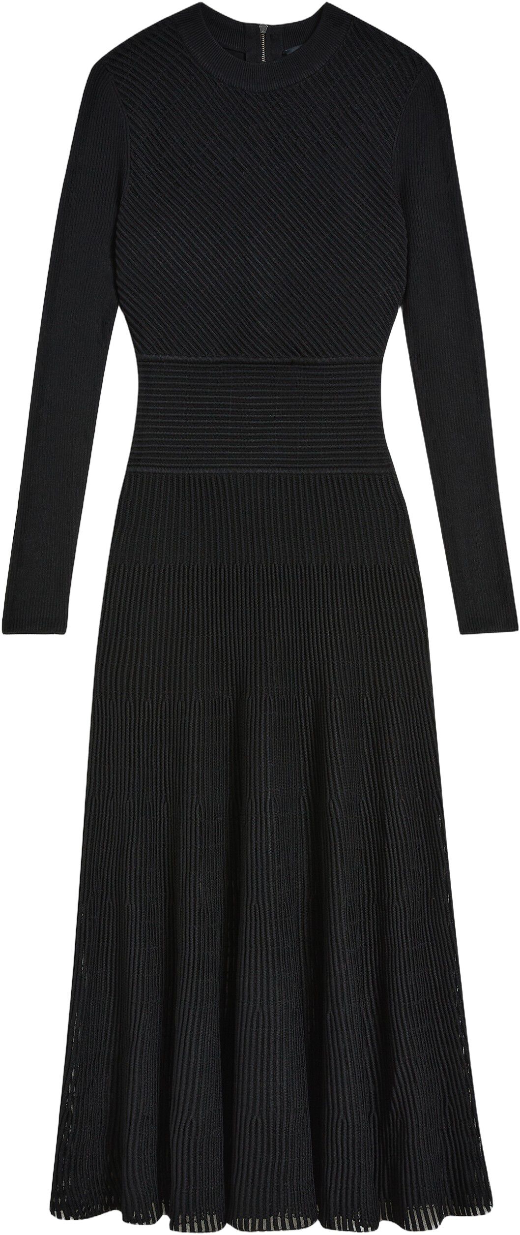 LATINIA Long Sleeve Knitted Ottoman