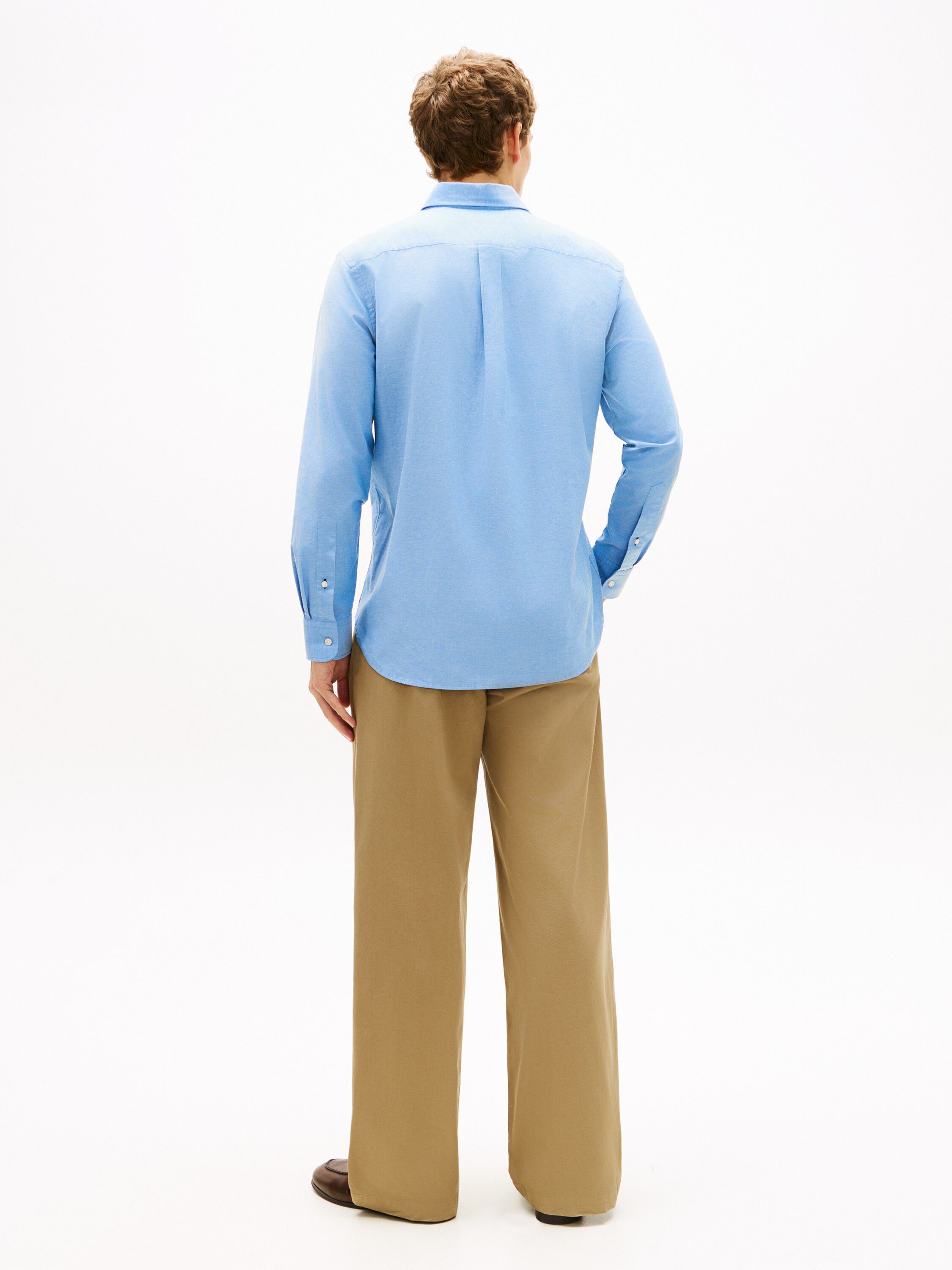 Regular Fit Button-Down Lightweight Oxford Shirt