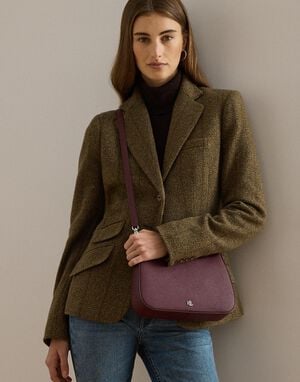 Crosshatch Leather Medium Danni Bag