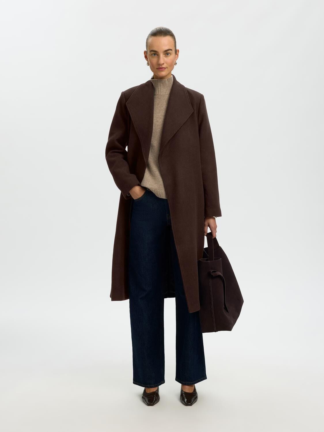 Slwzia-Rosa Wool Blend Coat Noos