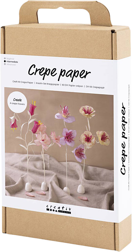 DIY Kit Crepepapir, Blomst