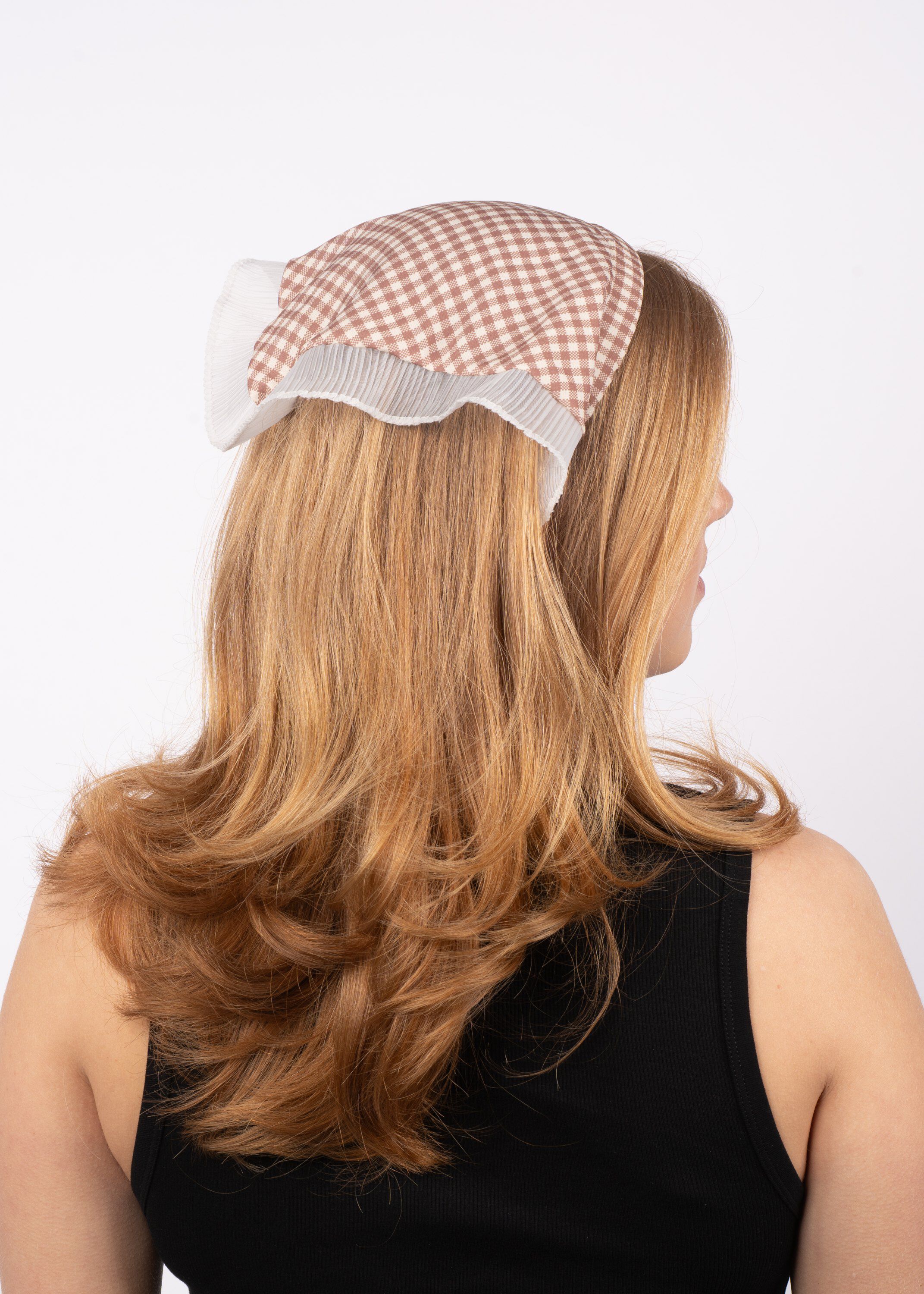 Checkered Headband // Hair Scarf