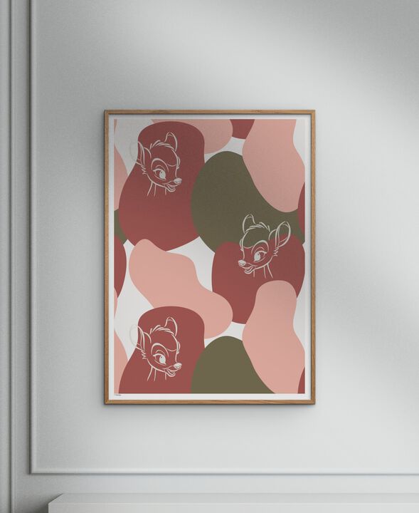 Disney Ð Bambi White Outline