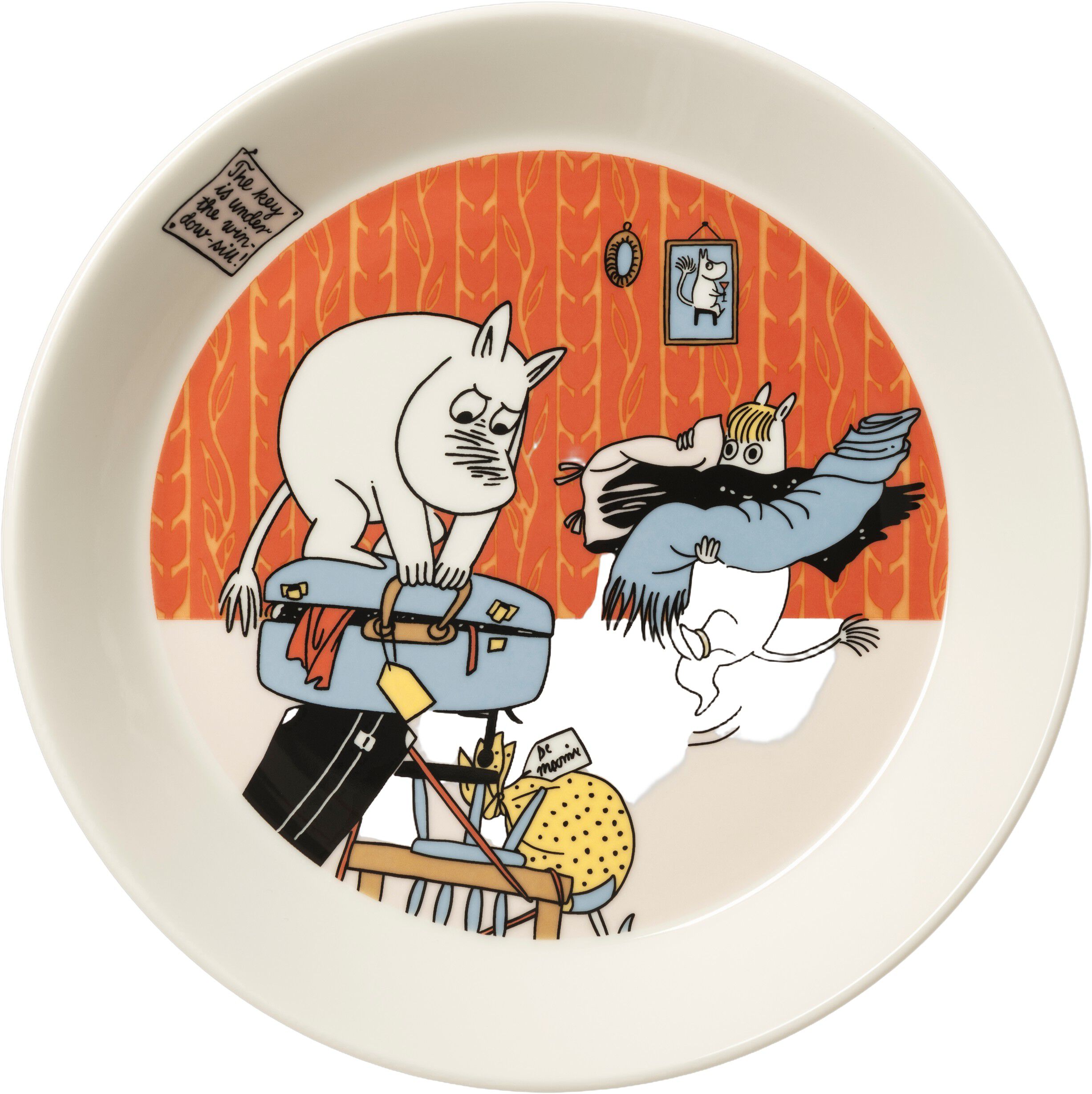 Moomin Arabia tallerken 19cm Ferieklar