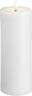 Moods & More - LED Pillar Candles, Silk, Melted, Classic white, 74x200