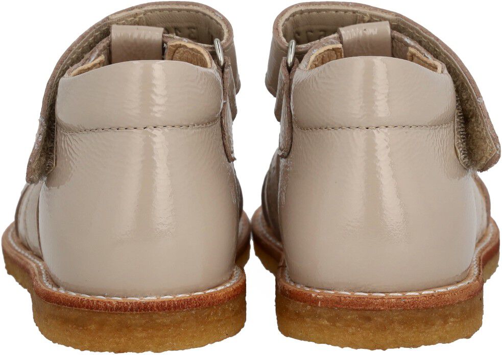 Hjertesandal med glitter og velcrolukning