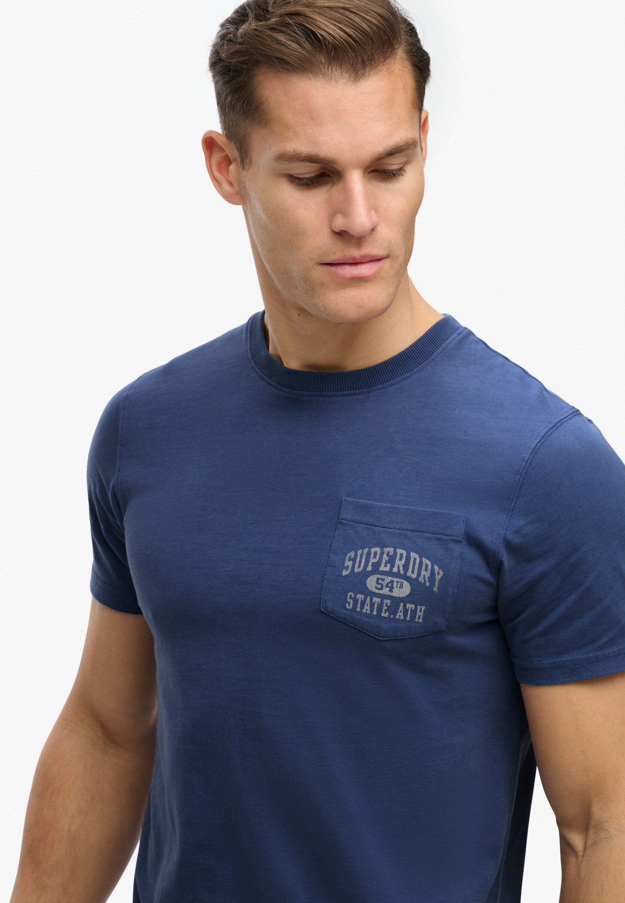 VINTAGE PREP RELAXED PCKET TEE