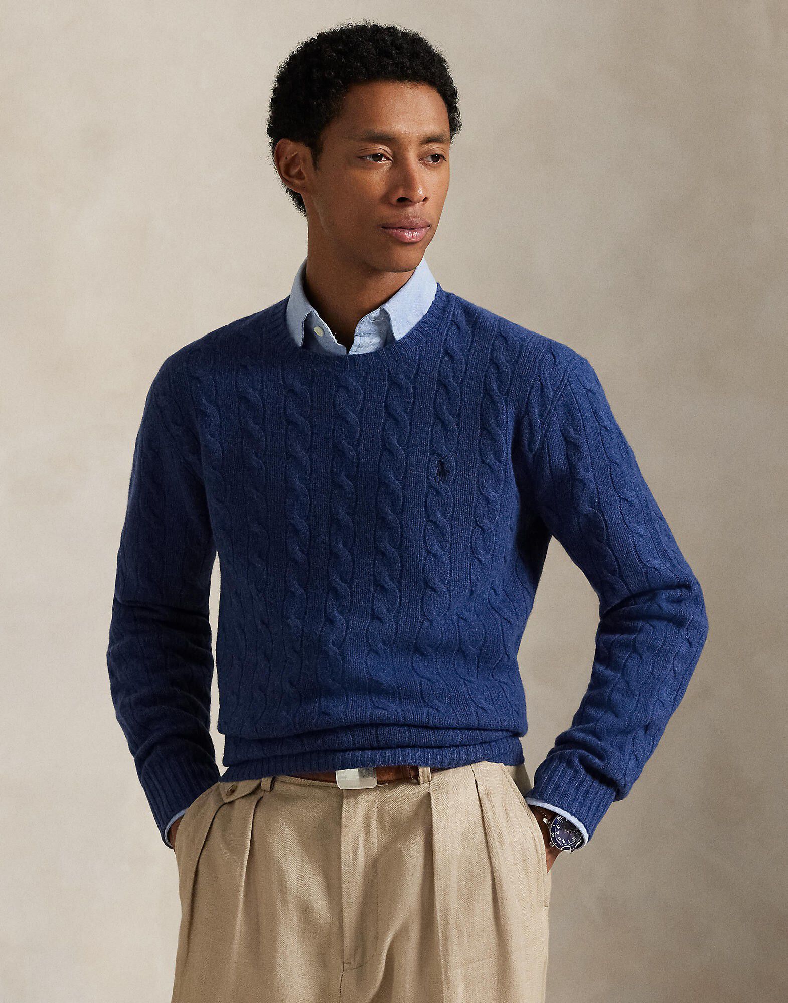 Cable-Knit Wool-Cashmere Sweater