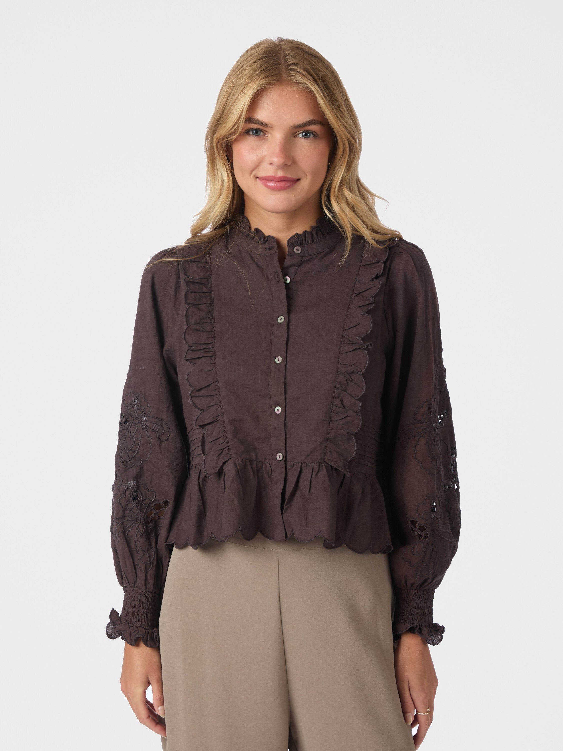 Petrine Embroidery Blouse
