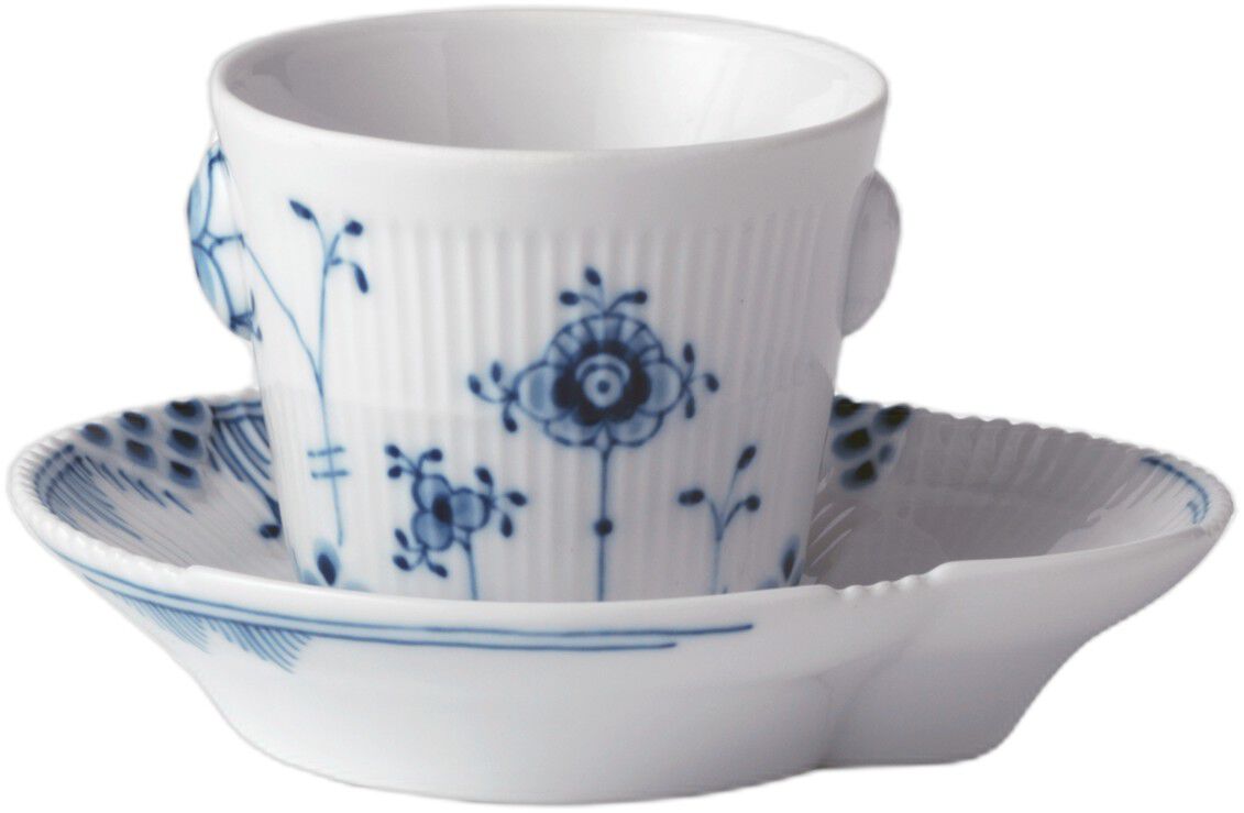 Blue Elements espressokopp och fat 9 cl