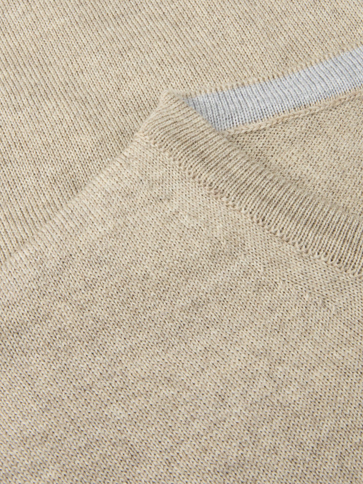 Sweater Knitted Crew Neck With Patch Merino Wool