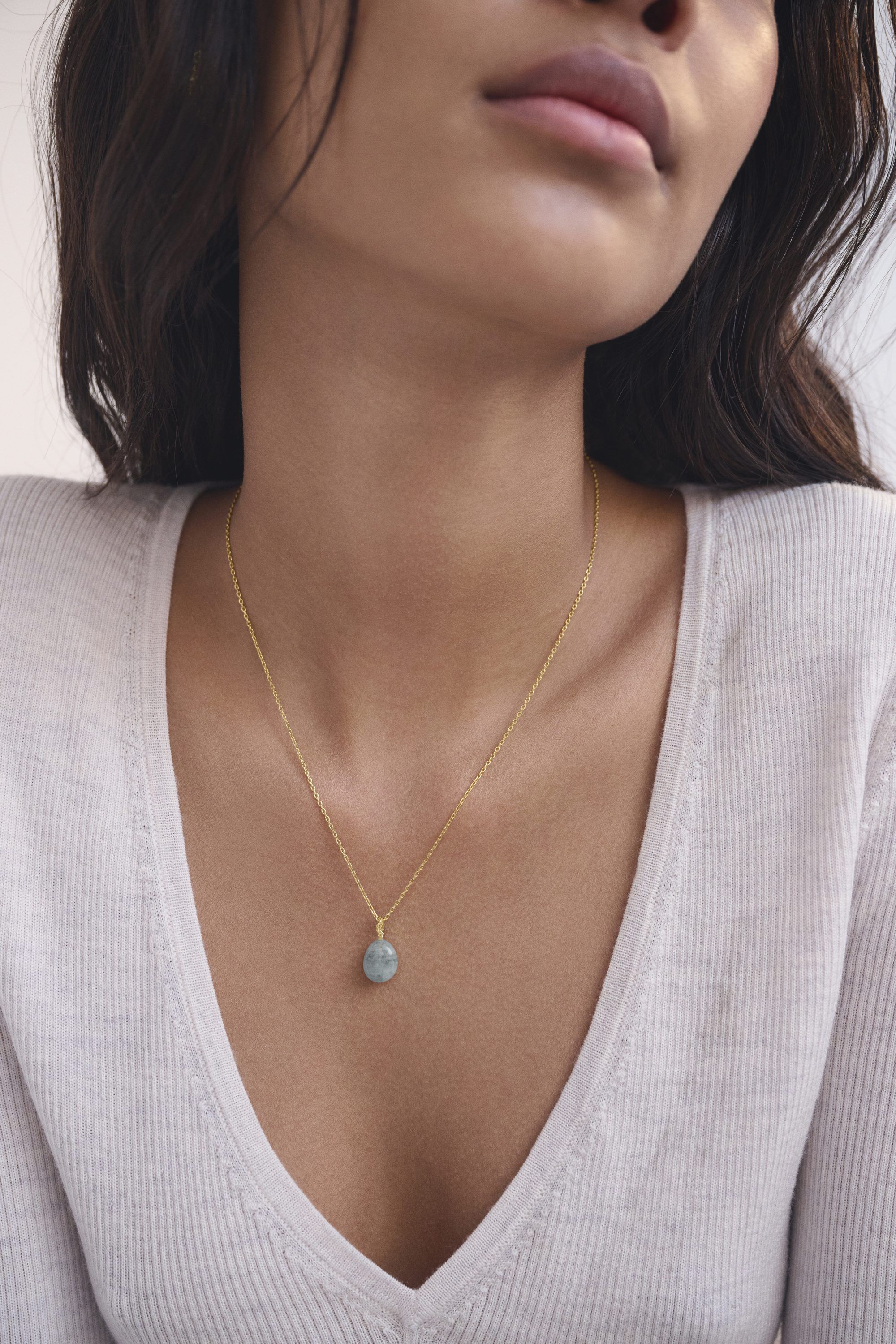 Aquamarine Water Pendant