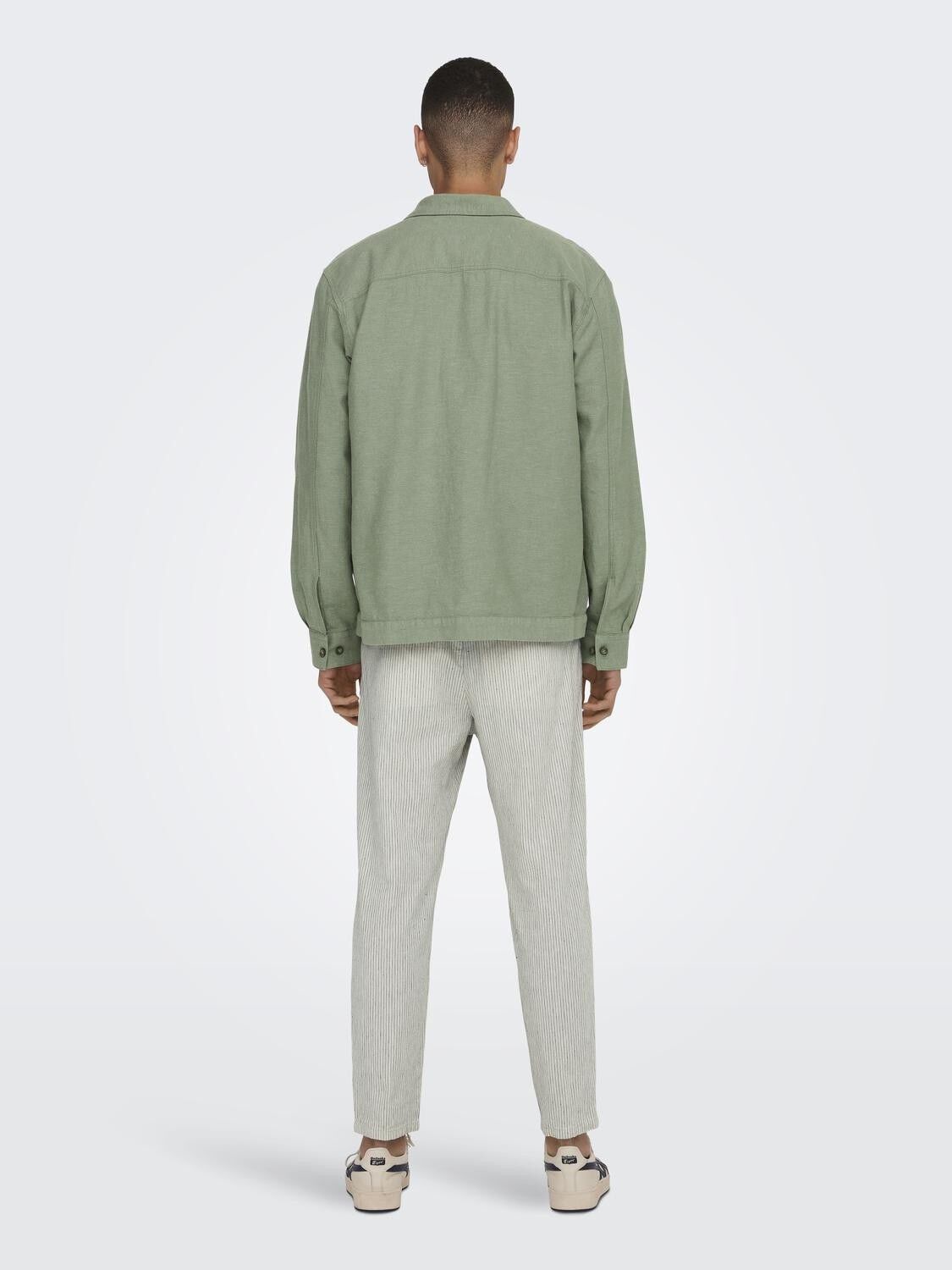 ONSKENNET LS LINEN OVERSHIRT NOOS