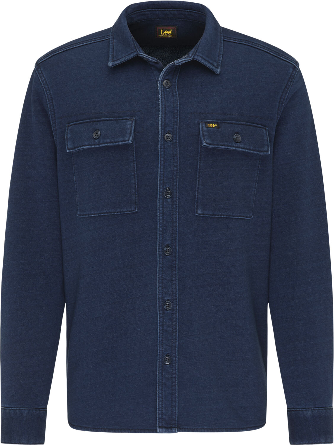 WORKING_FLEECE_SHIRT INDIGO