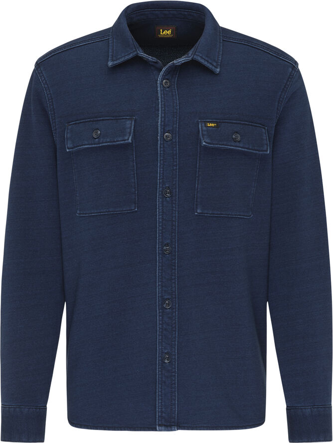 WORKING_FLEECE_SHIRT INDIGO