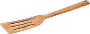 Spatel med huller, teak