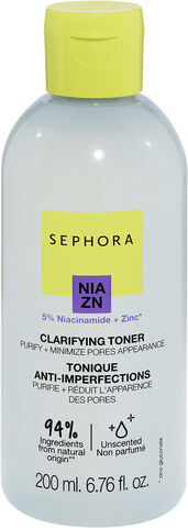 Clarifying toner - Purifies + Reduces the appearance of pores