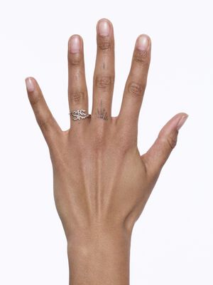SIS Collet Ring Silver