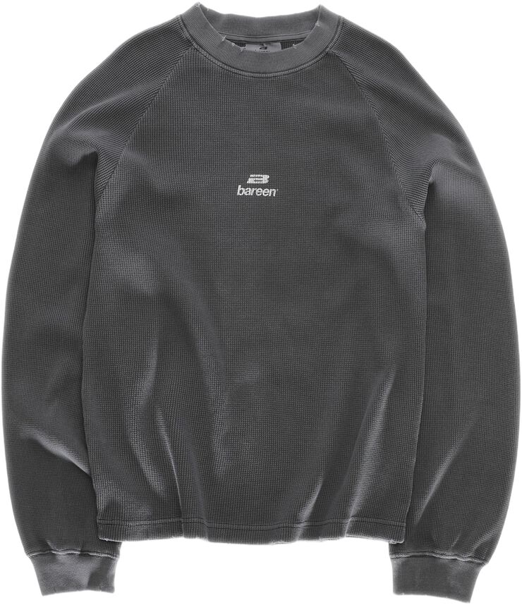 OVERSIZED WAFFLE LS