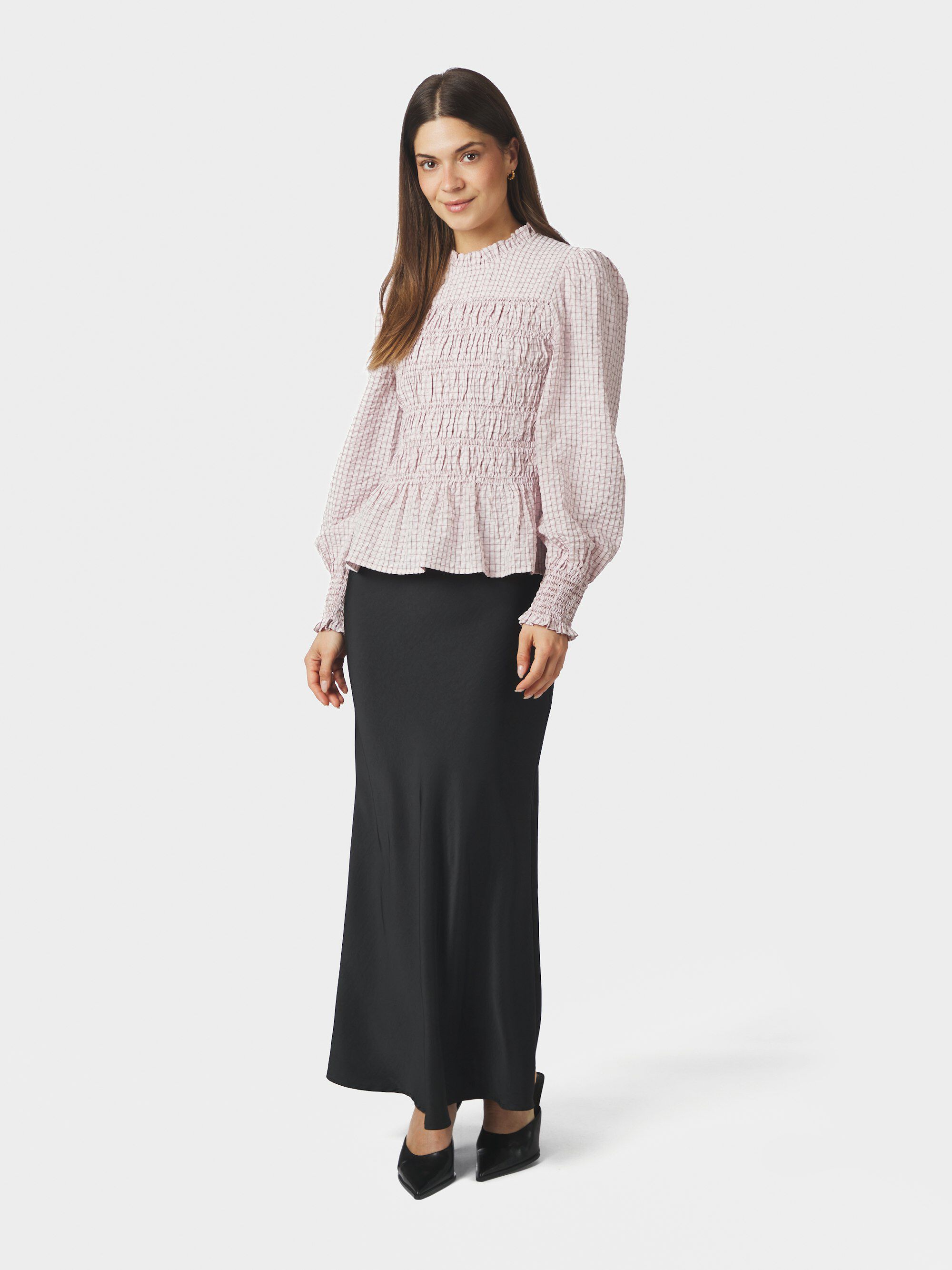 Possa Mini Check Blouse