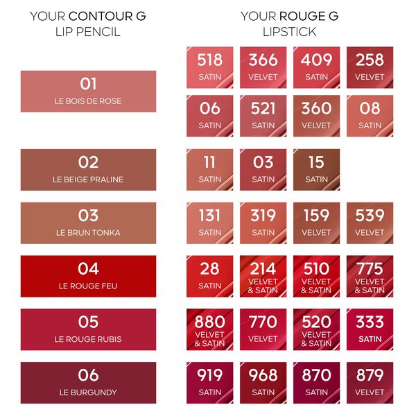 Contour G Lip Pencil - 04 Rouge Feu