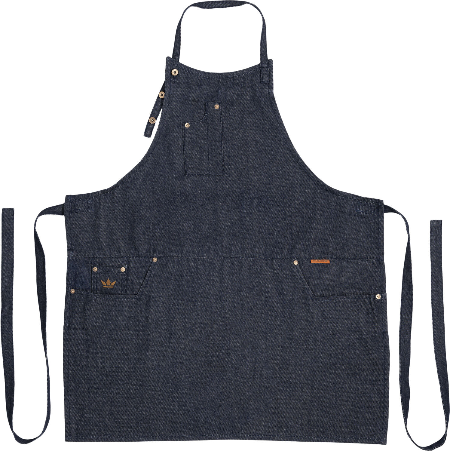 Five Pockets Apron , Slim Fit, Denim Brut