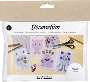 Mini DIY Kit Dekoration, Monstercollag