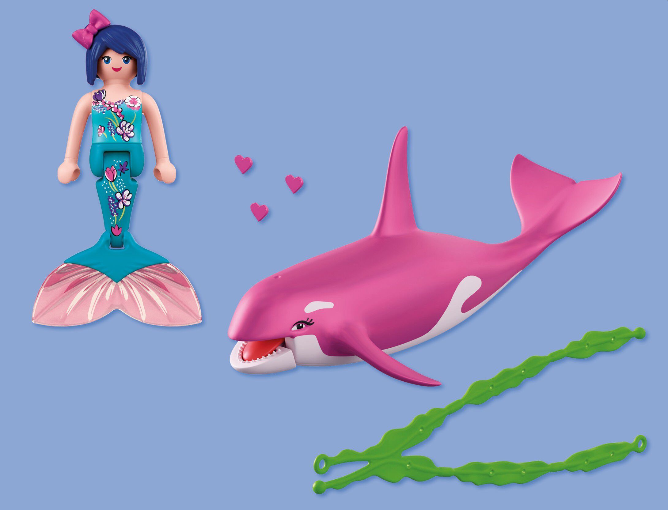 Orca with Mermaid