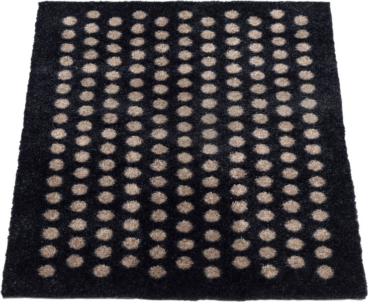 Måtte 40x60 cm, dot sort/sand