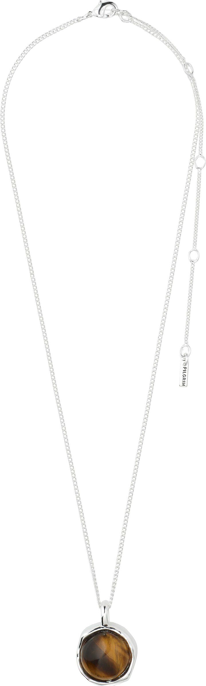 SENSE halsk&aelig;de s&oslash;lvbelagt/agat