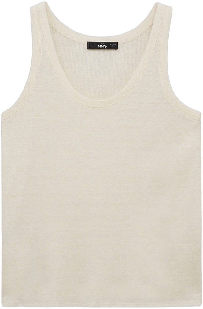 Strap linen top