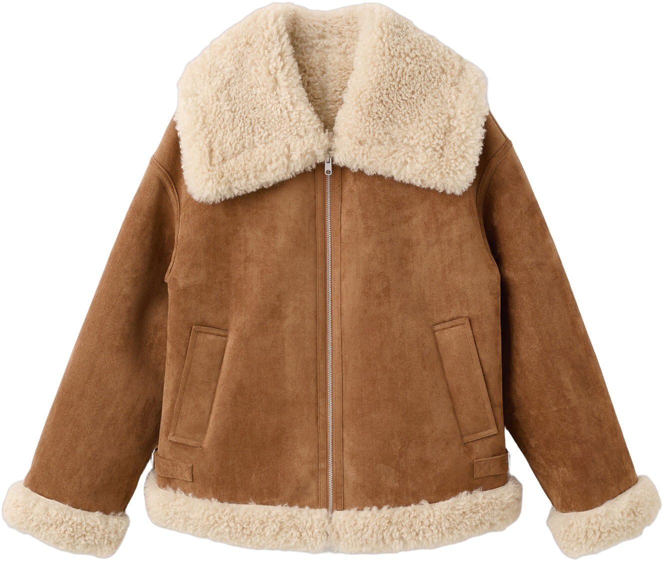 Double-faced shearling jacket