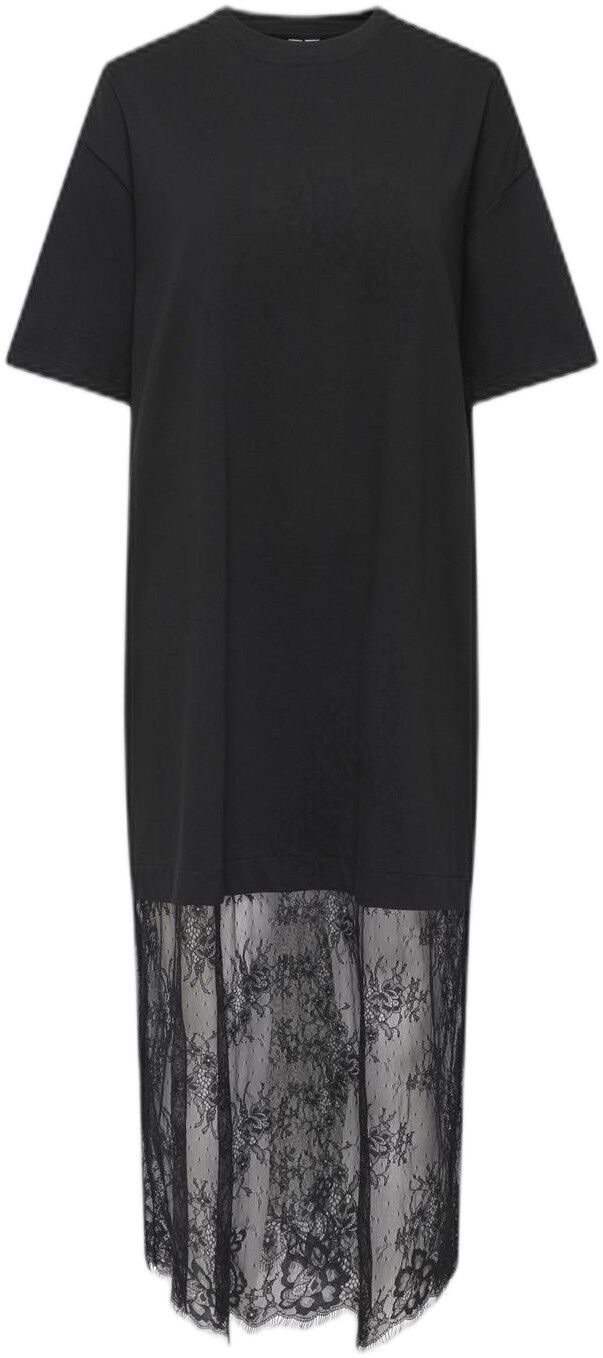 Onlcliff S/S Tee Lace Dress Wvn