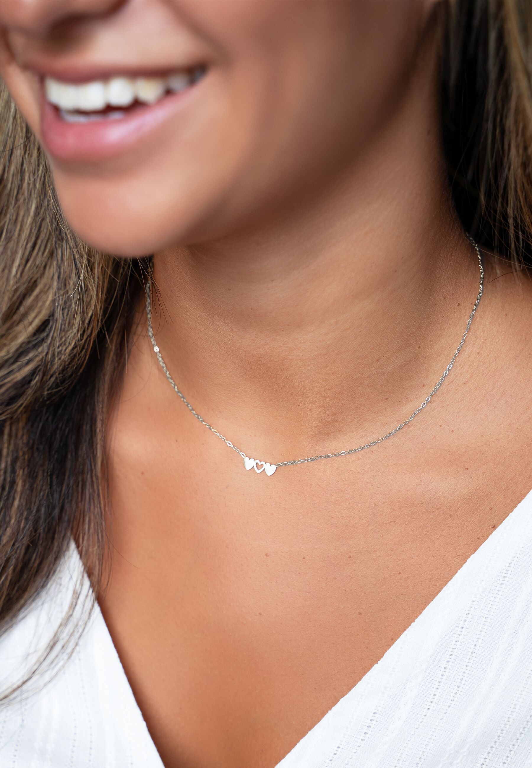 Necklace set 3 hearts