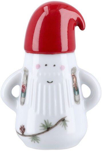 Hammersh&oslash;i Christmas Nissefar &Oslash;6 cm hvid m. deko