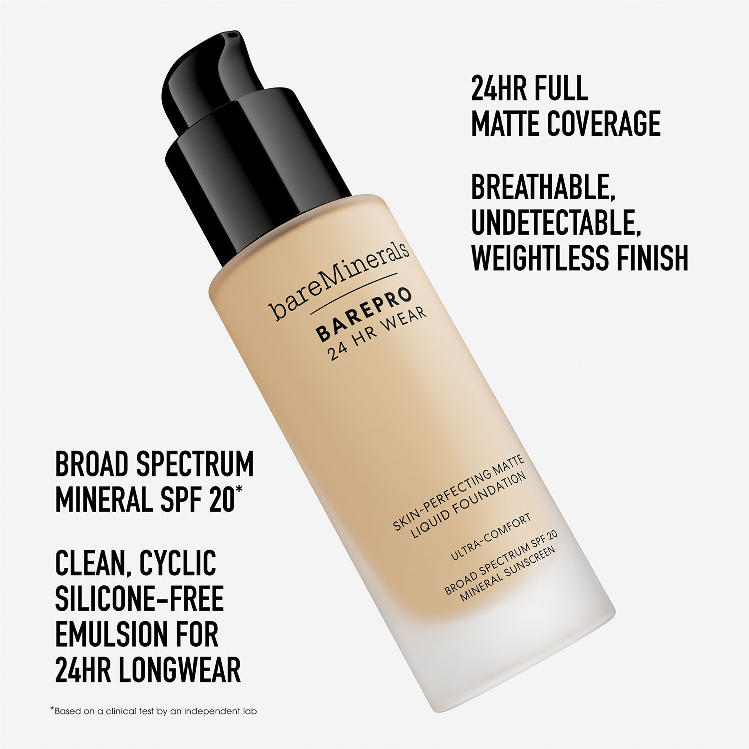 BarePro 24HR Wear Skin-Perfecting Matte Liquid Foundation Mineral SPF