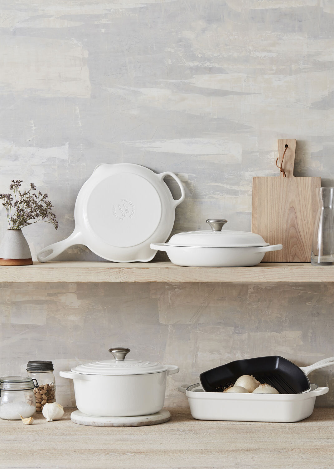 Kvadratisk grillpande 26cm White