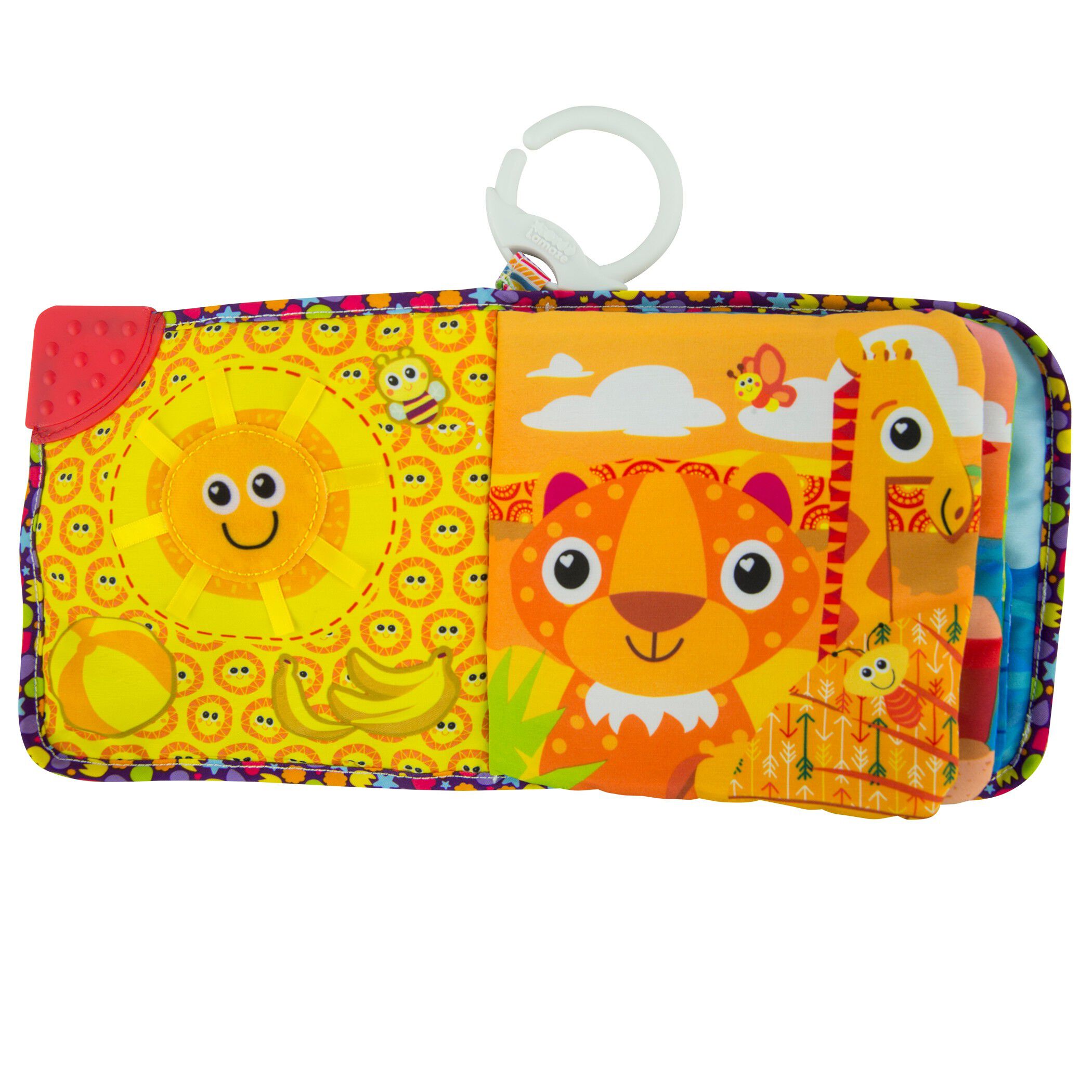 Lamaze stof bog m farver