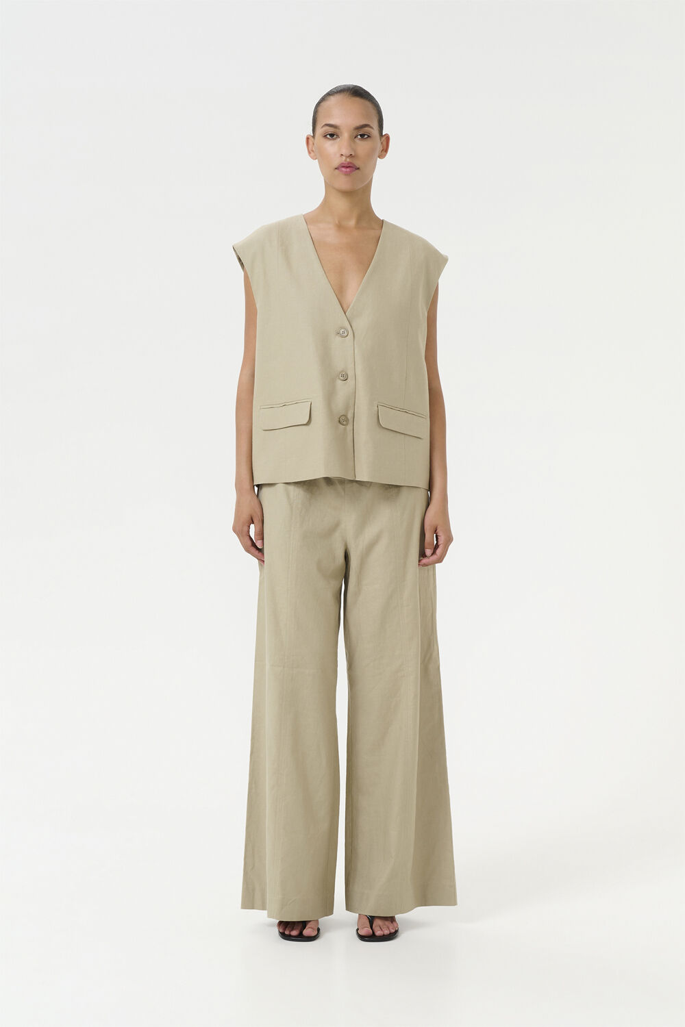 GZizza linen MW pants