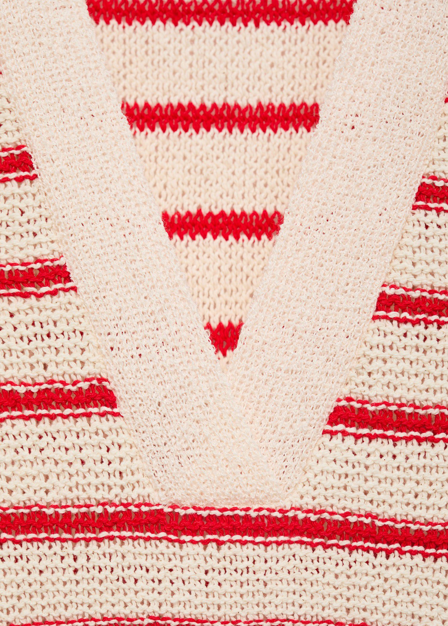 Long striped knitted dress