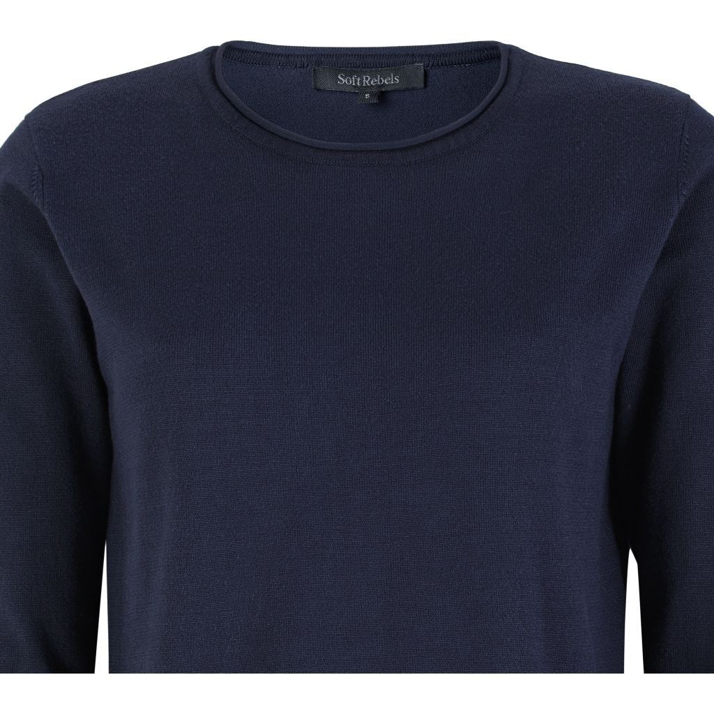 SRMarla O-Neck Roll Edge knit