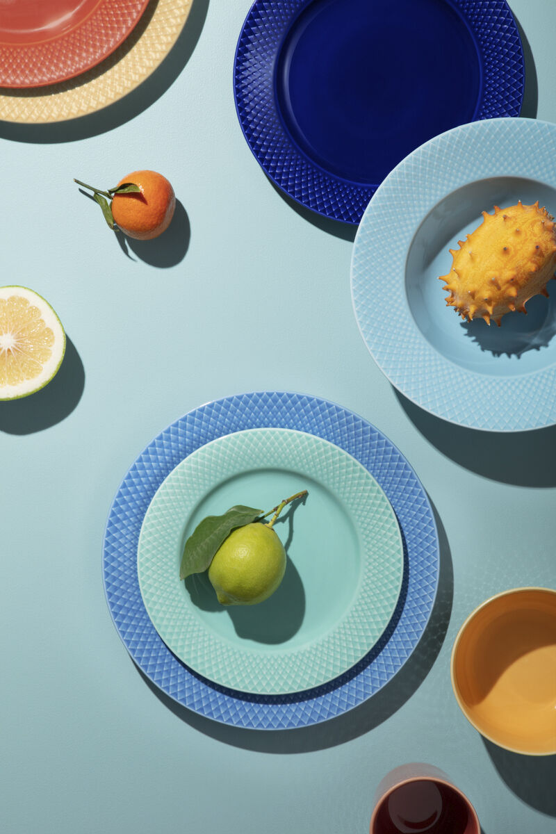 Rhombe Color Frokosttallerken &Oslash;21 cm aqua