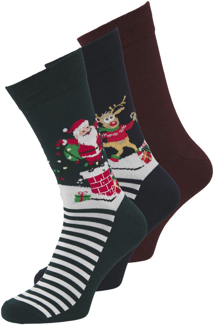 JACSNOWY XMAS SOCKS GIFTBOX JNR