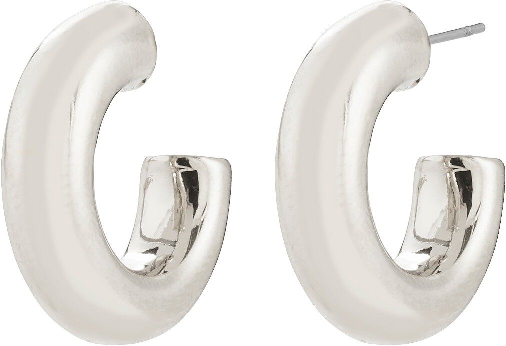 PHASE small hoops silver-plated