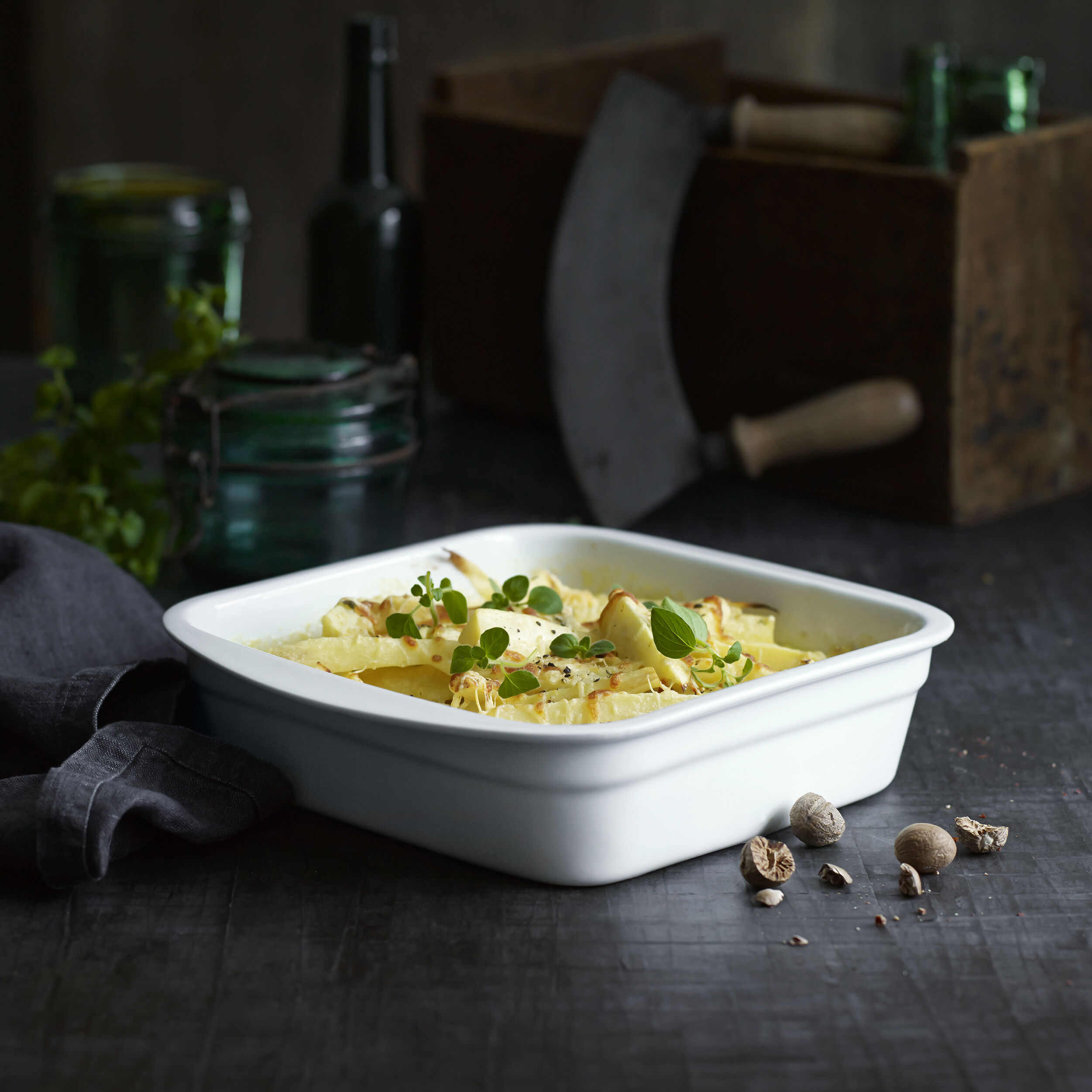 "Fat 3 liter Serie Originale 29 x 24 x 7 cm Hvit"