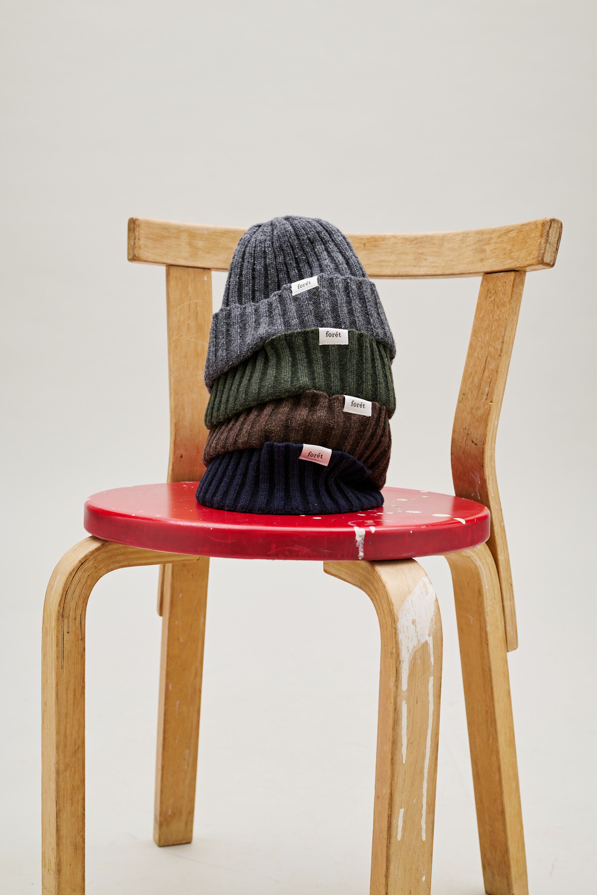 RELAX RIB LAMBSWOOL BEANIE