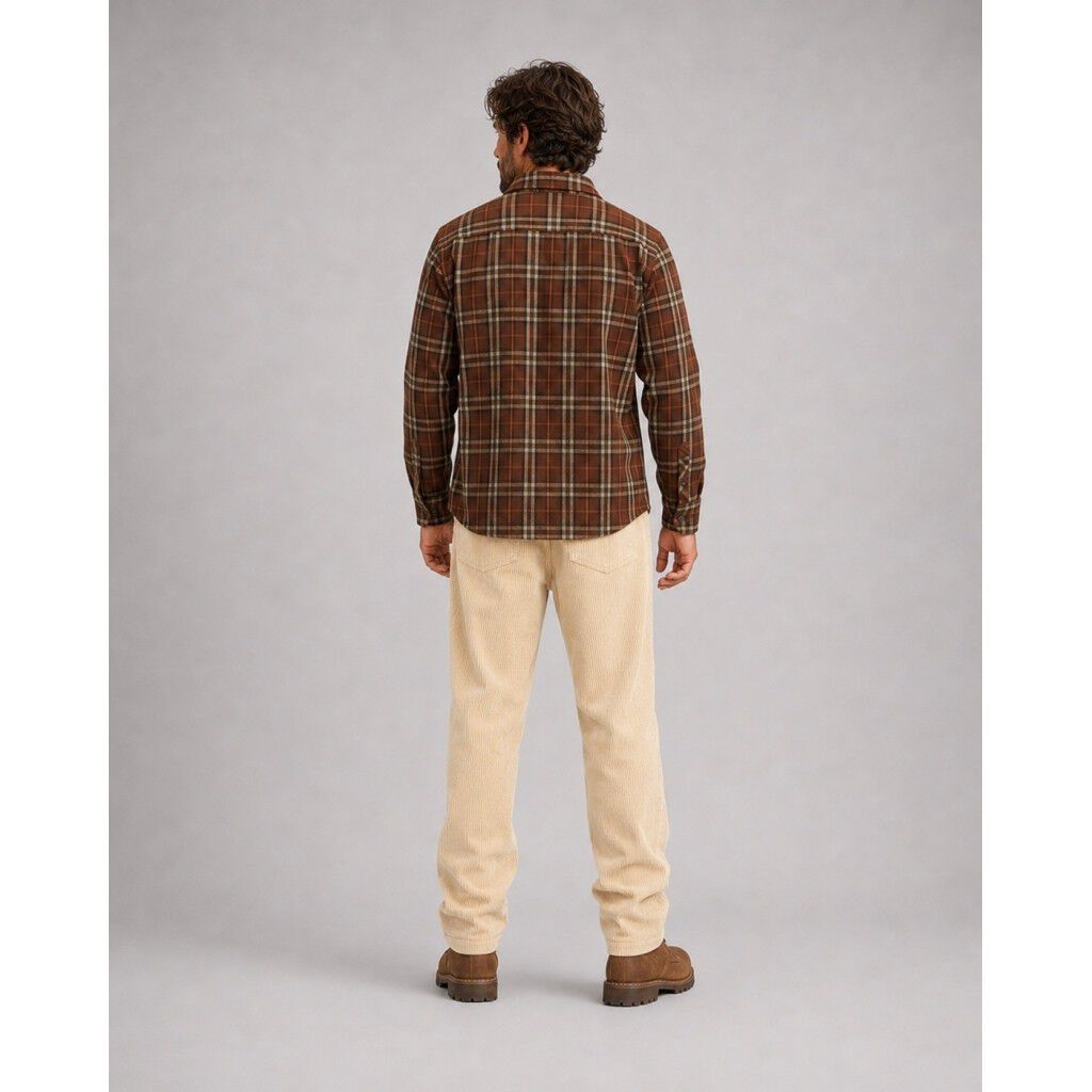 New Adrian cotton check shirt