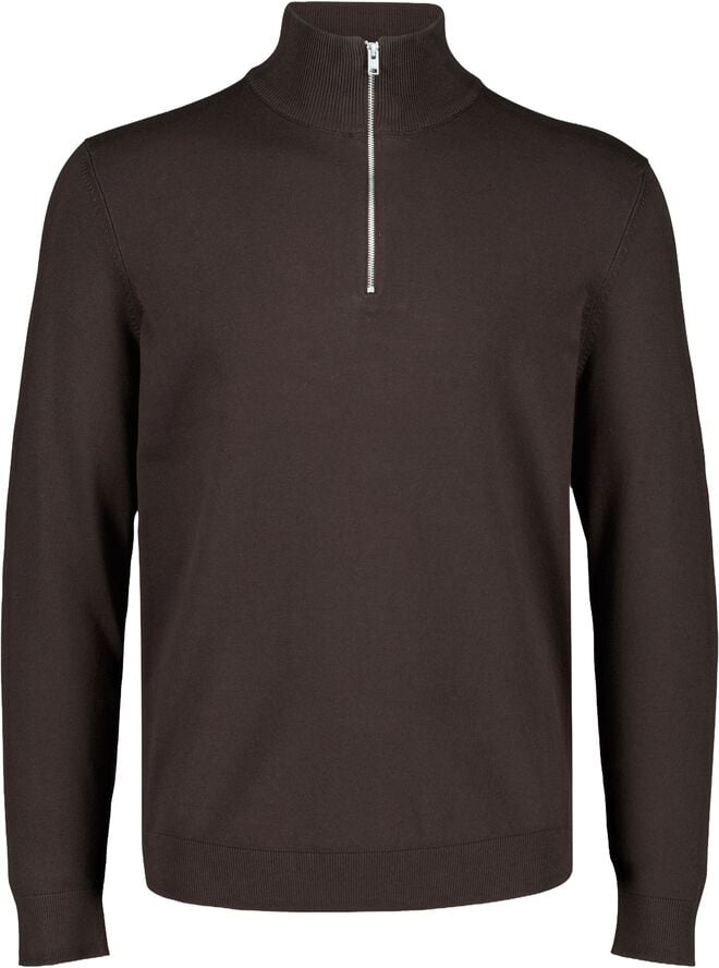 Soft viscose blend half zip