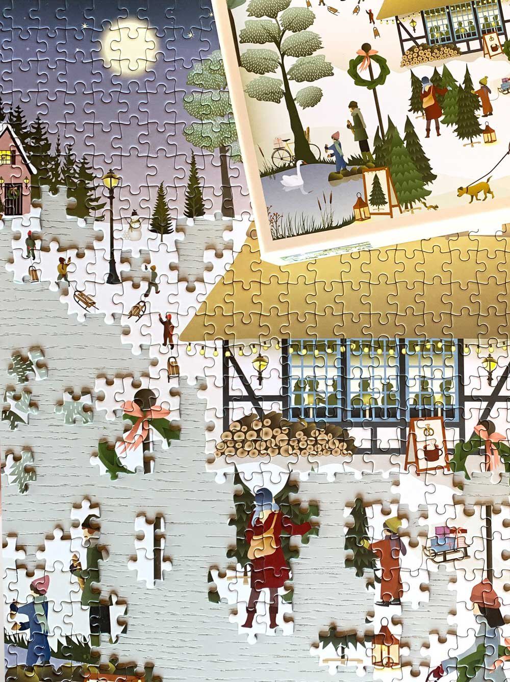 Christmas Tree Farm - puslespil med 1000 brikker